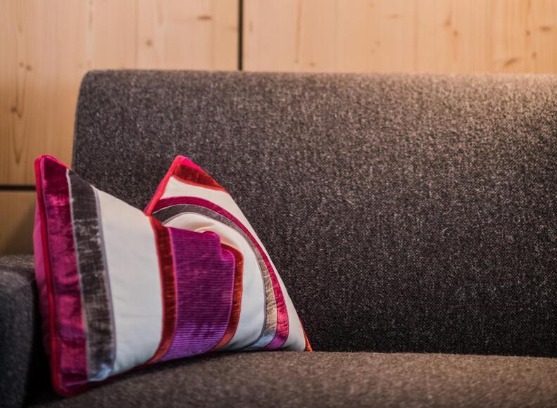 Sofa with lamp