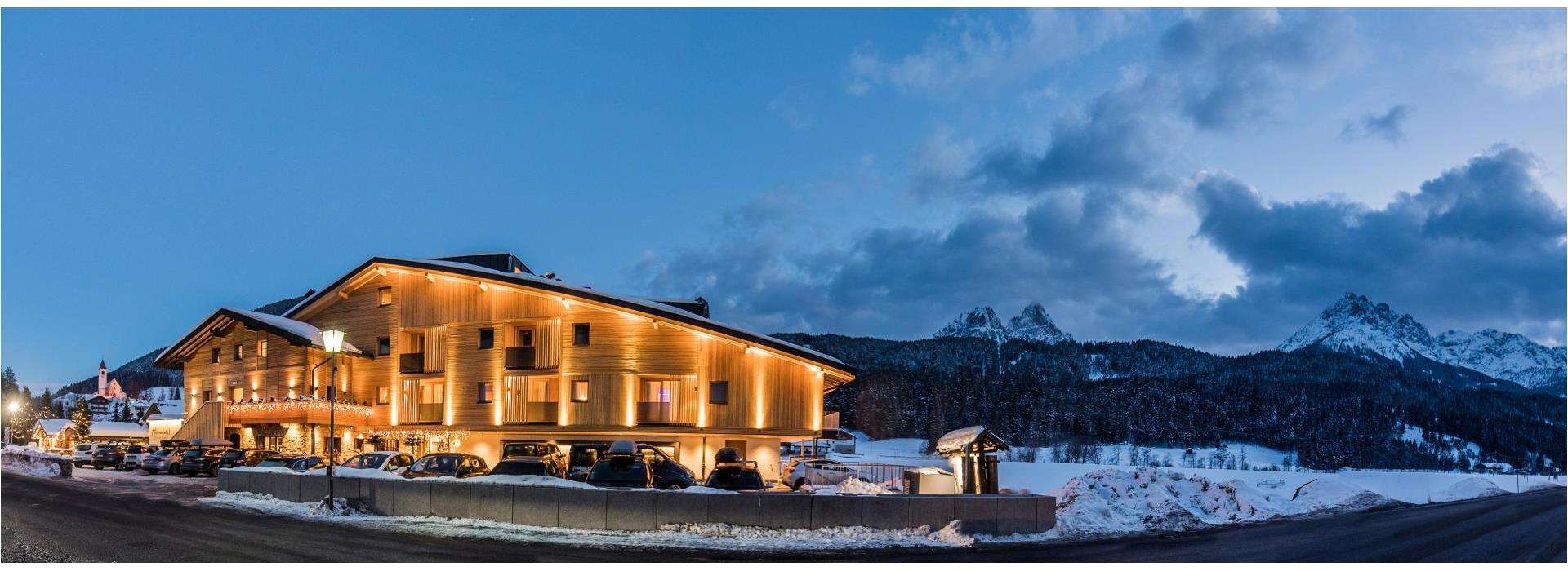 Helmhotel im Winter