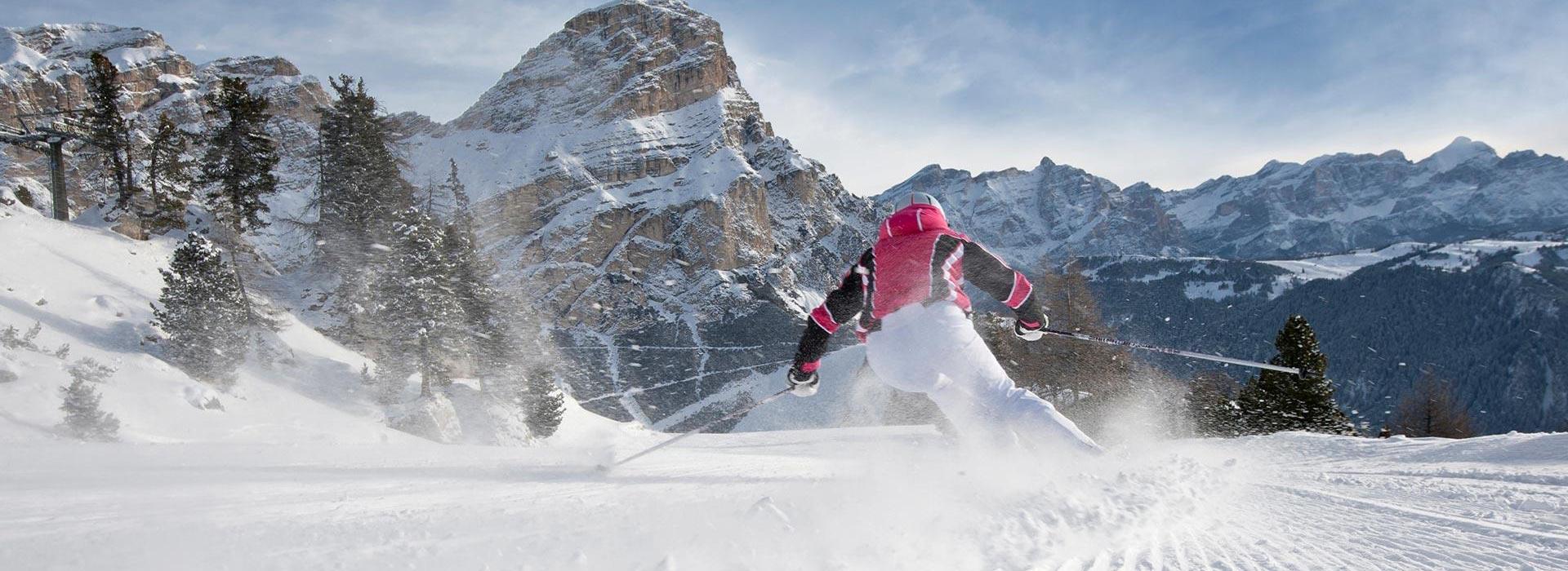 Skiing in the Pustertal Valley