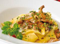 Tagliatelle with Chanterelle Mushrooms