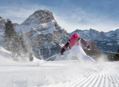 Skiing in the Pustertal Valley