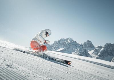 Skifahren 3 Zinnen Dolomites