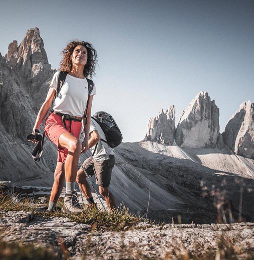 Hiking in the Dolomites