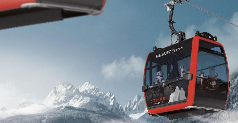 Helmjet Sexten Cable Car