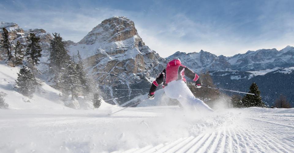 Skiing in the Pustertal Valley